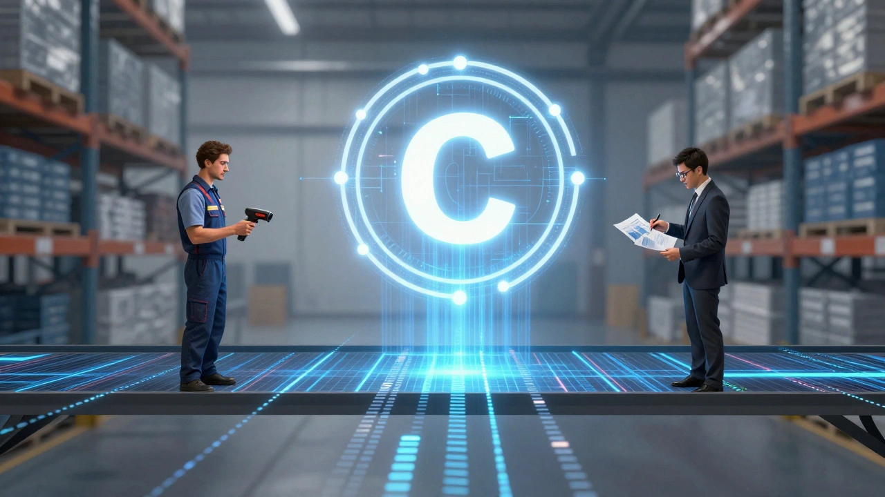 Цифровий міст між складом і бухгалтерією, з’єднаний інтерфейсом 1С.