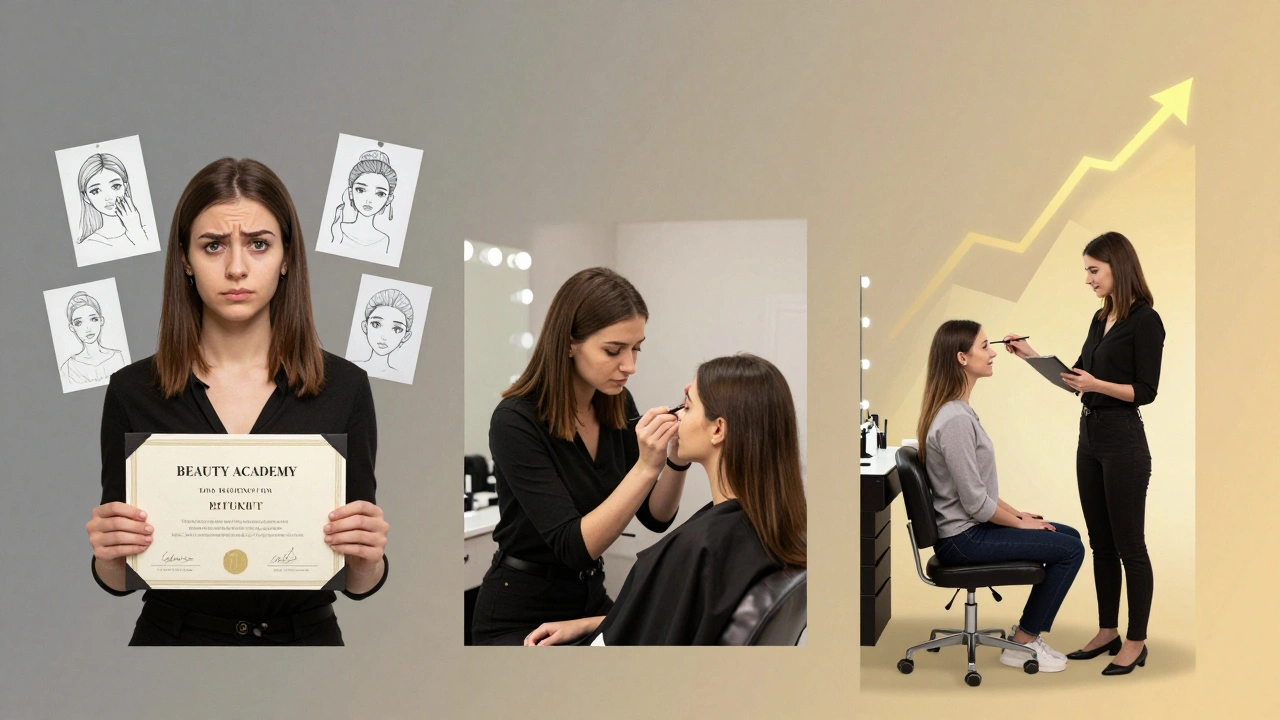 Подорож бровістки від початківця до власника кабінету — три етапи розвитку професії.