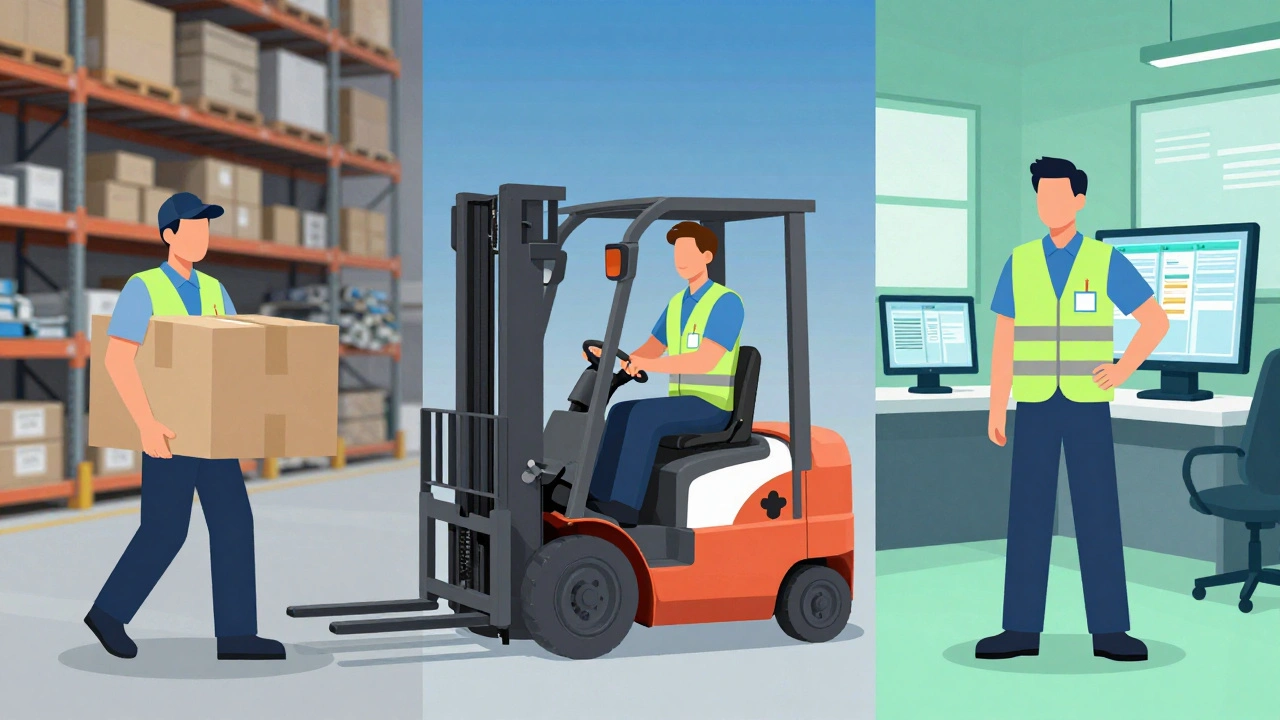 Розвиток кар’єри на складі: від грузчика до керівника з використанням техніки та цифрових систем.