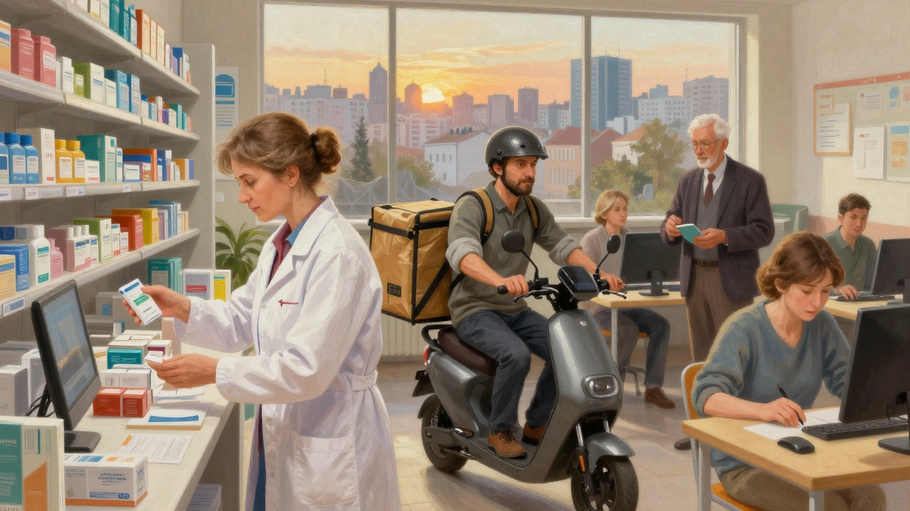 Люди після 50 працюють як аптекар, кур’єр і викладач у Києві.