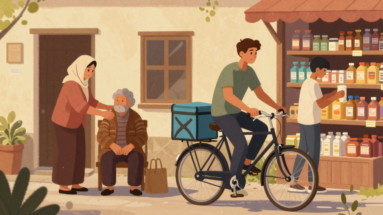 Різні люди в Воскресенці працюють: сиділка, кур'єр і продавець — повсякденна реальність без посередників.