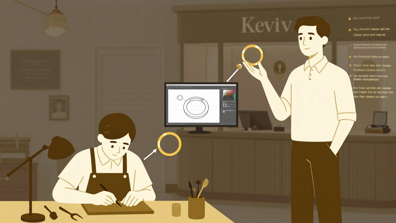 Шлях ювеліра: від асистента до майстра — з поступовим переходом від простих дій до створення власного бренду.