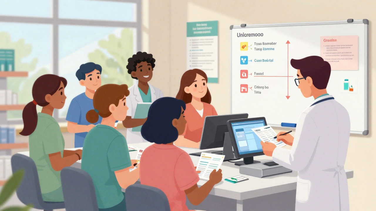 Навчання нових співробітників у центрі аптеки